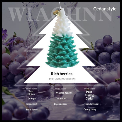 Christmas Tree Scented Candle Ornament Fragrance Gift