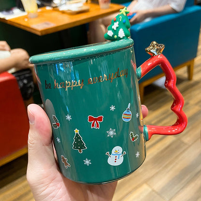 Cute Creative Christmas Ceramic Mug Gift