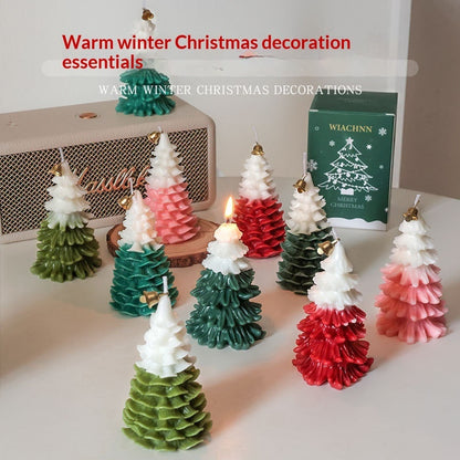 Christmas Tree Scented Candle Ornament Fragrance Gift