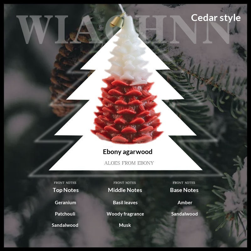 Christmas Tree Scented Candle Ornament Fragrance Gift
