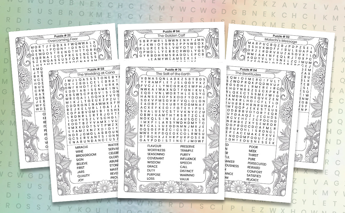 Faith and Focus Word Search