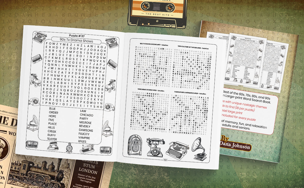 Nostalgic Word Search