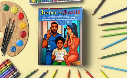 Justice or JUST US - Adult Coloring Book
