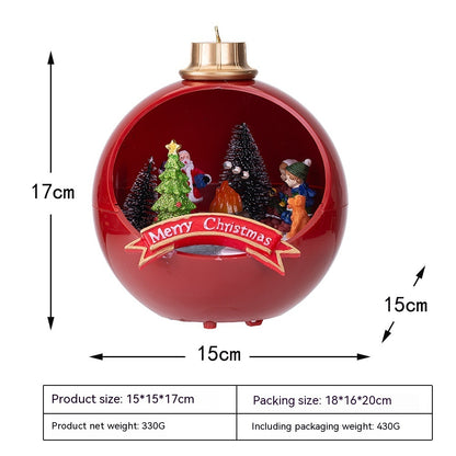 Ornament Snow House Decoration Christmas Gift