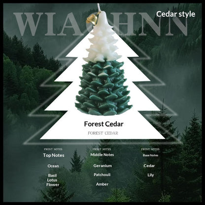 Christmas Tree Scented Candle Ornament Fragrance Gift