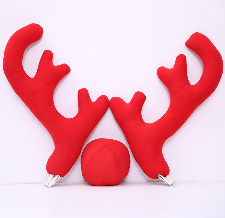 Creative And Simple Christmas Car Antler Decoration