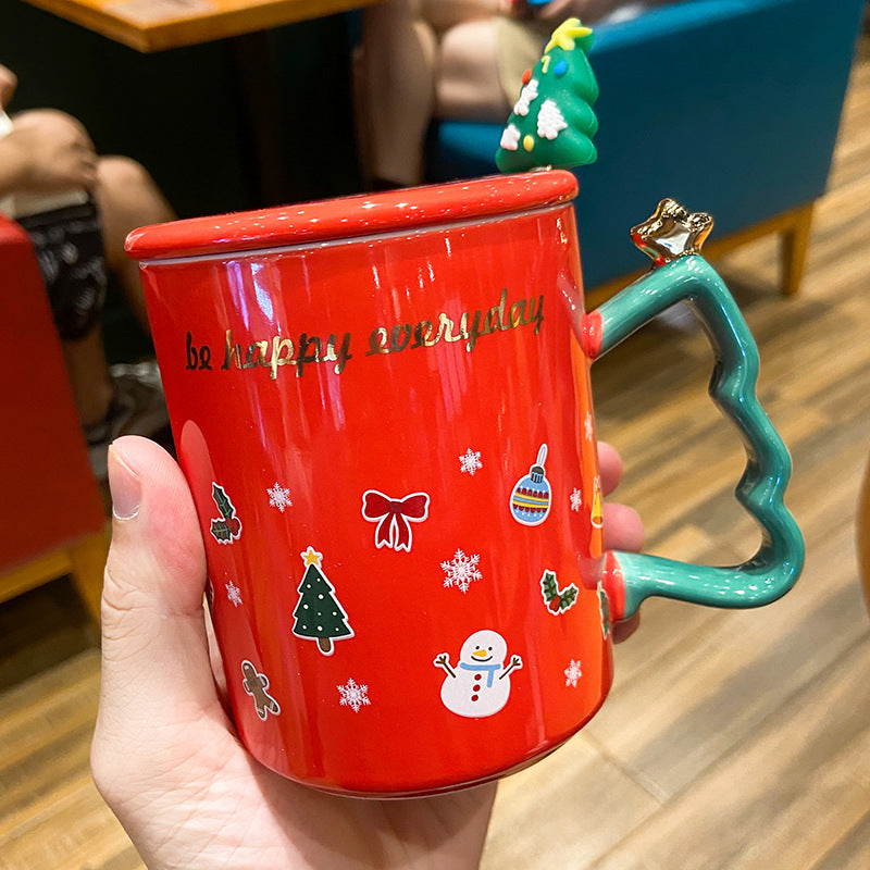Cute Creative Christmas Ceramic Mug Gift
